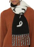 Reversible Logo Alpaca Wool Blend Scarf, , hi-res