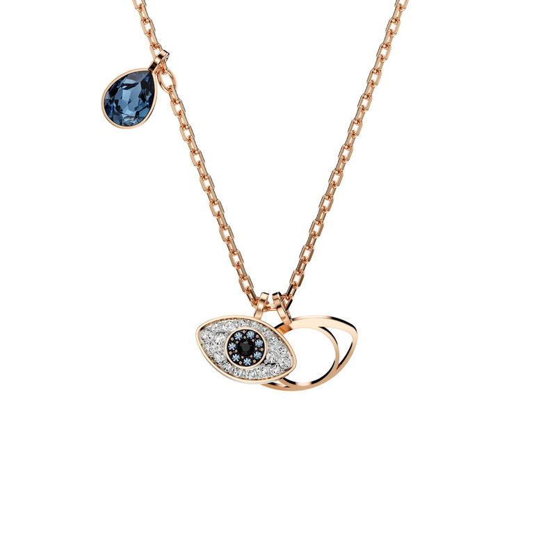 Symbolica Pendant Eye Multicolor Rose Gold - SS Box, , hi-res