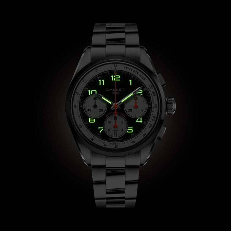 Multichron Sport Chronograph Automatic 41mm Unisex Watch Black Dial, , hi-res