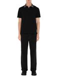 Check Collar Cotton Polo Shirt, , hi-res