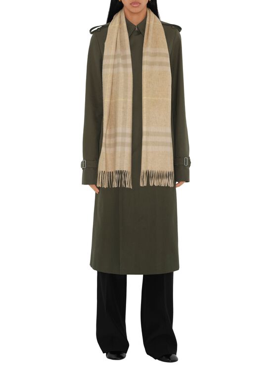 Check Cashmere Scarf, , hi-res