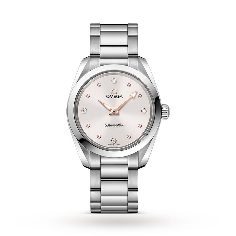 Seamaster Aqua Terra 150M Ladies 28mm Quartz Diamond Dot Watch, , hi-res