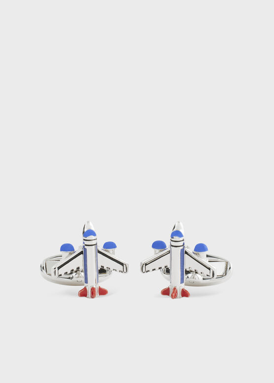 PLANE CUFFLINK, , hi-res