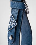 Saffiano leather keychain, , hi-res