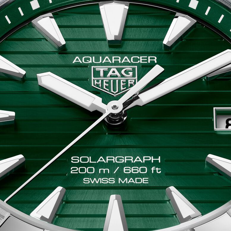 Aquaracer Professional 200 Solargraph 40mm Mens Watch Green, , hi-res
