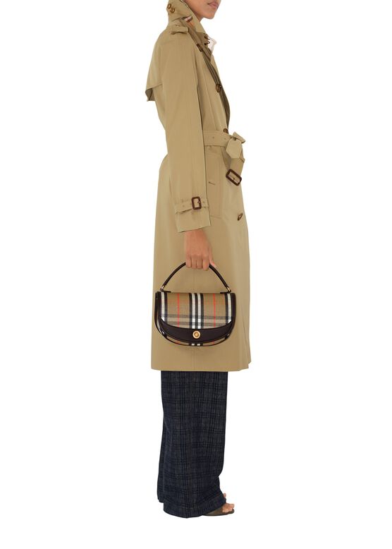 Long Gabardine Waterloo Trench Coat, , hi-res