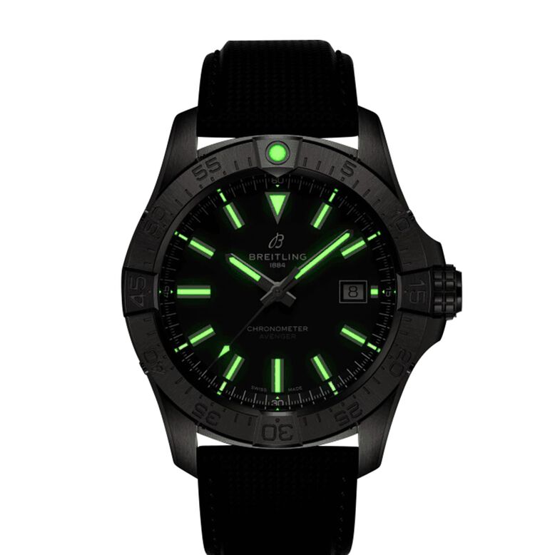 Avenger Automatic 42mm Mens Watch Black Leather, , hi-res