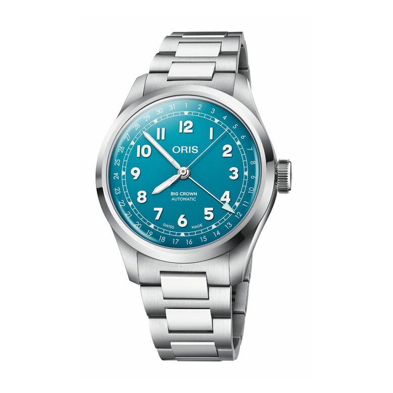 Big Crown Pointer Date 40mm Mens Watch Blue, , hi-res