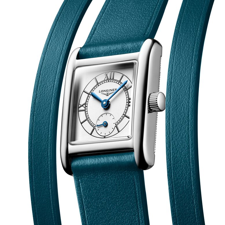 Mini Dolcevita 21.5mm X 29mm Ladies Watch Green Strap, , hi-res