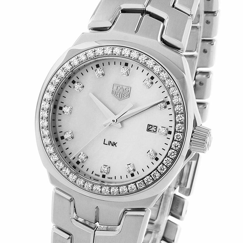 Link 32mm Diamond Bezel Ladies Watch, , hi-res