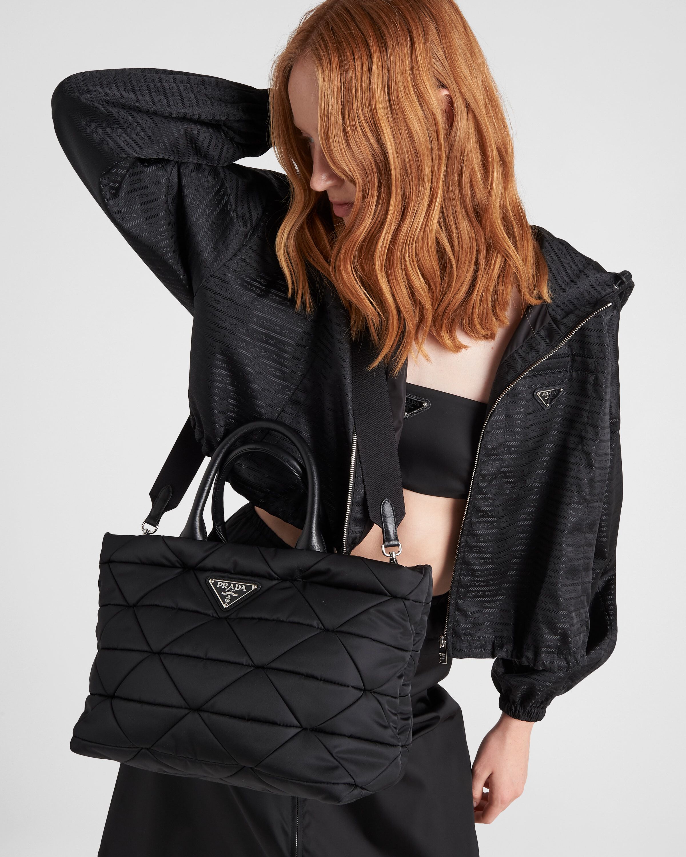 Prada padded tote online