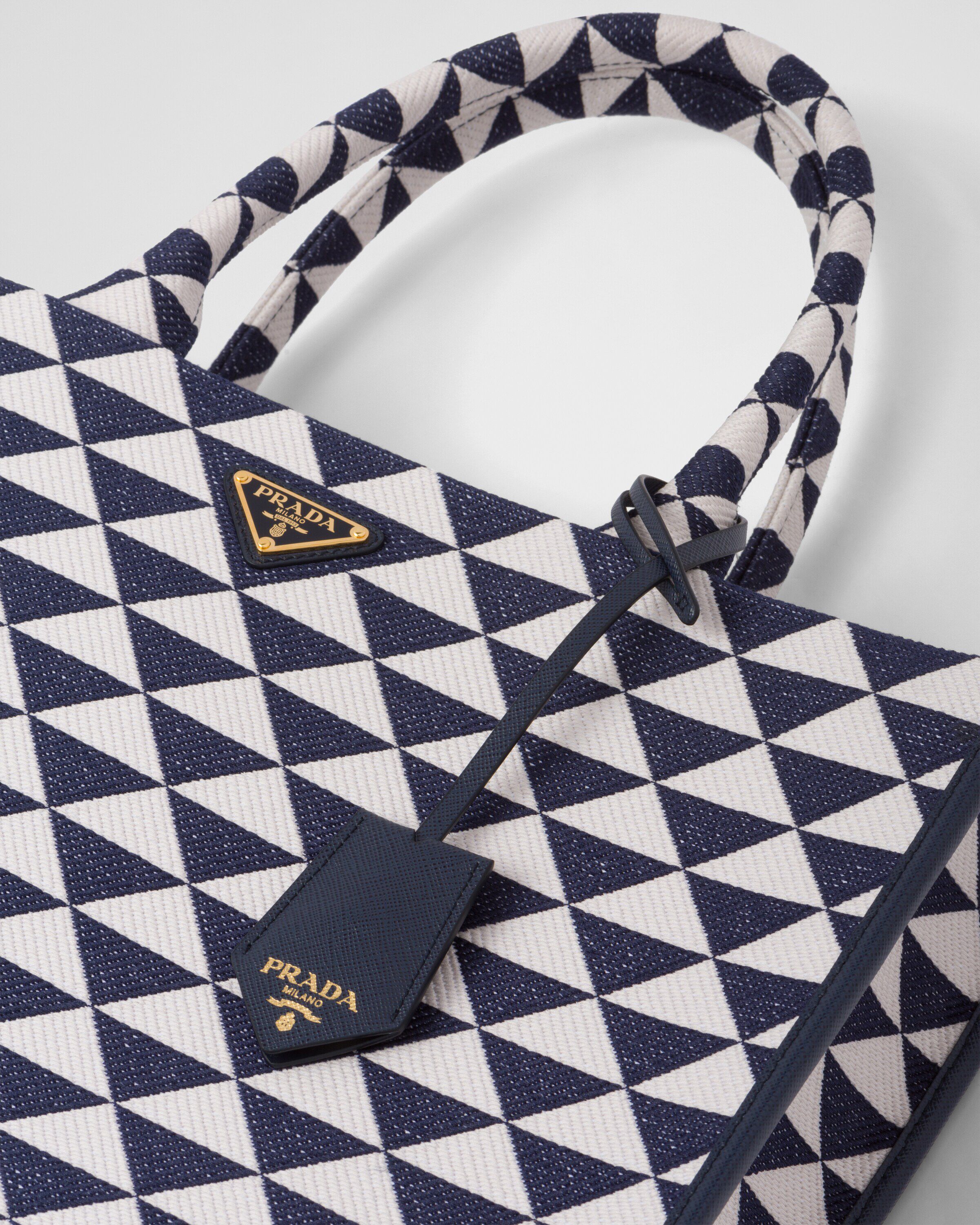 Prada checkered handbag deals