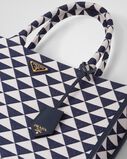 Large Prada Symbole embroidered fabric handbag, , hi-res