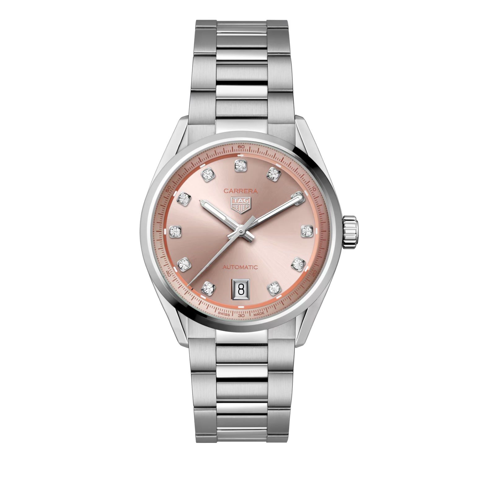 Tag Heuer Women’s Watch WV1417 Pink w/Diamonds Luxury Diamond Watches for Men & Women | TAG Heuer US main image 2