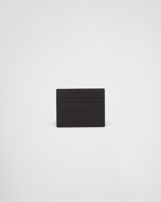 Saffiano Leather card holder, , hi-res