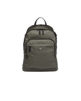 Re-Nylon and Saffiano leather backpack