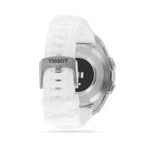 T-Touch Connect Sport 44mm Unisex Watch Black With White Silicone Strap, , hi-res