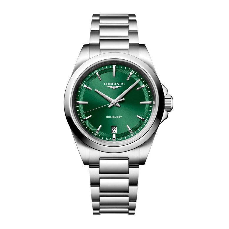 Conquest Quartz 38mm Mens Watch Green, , hi-res