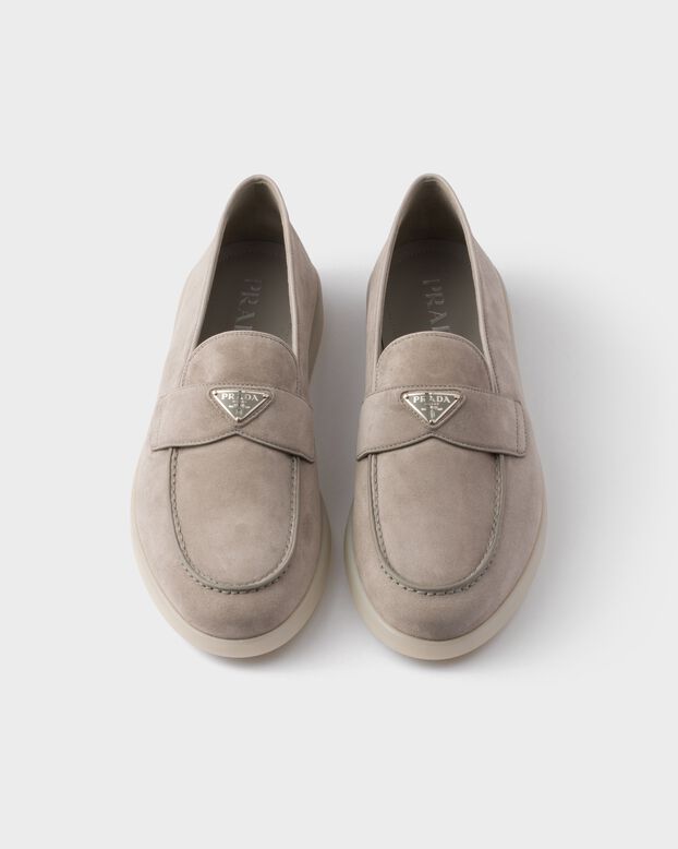 Suede loafers, , hi-res