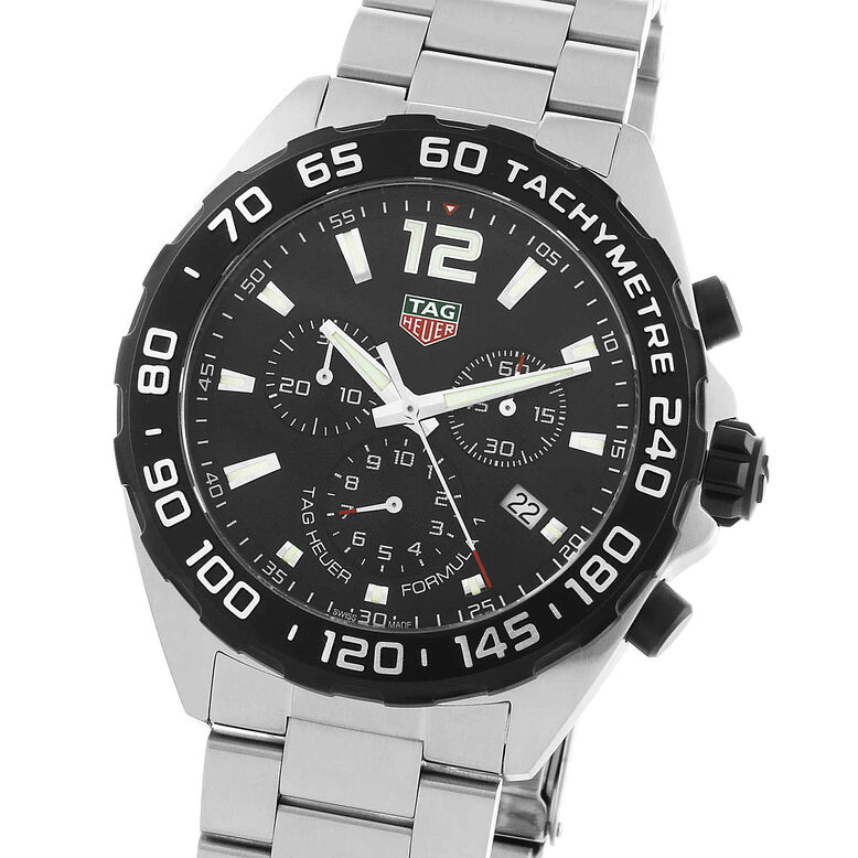 Formula 1 Quartz Chronograph 200M 43mm Mens Watch Black, , hi-res