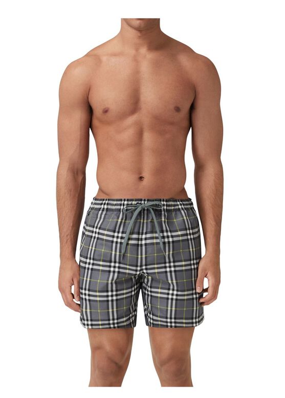 Check Drawcord Swim Shorts, , hi-res