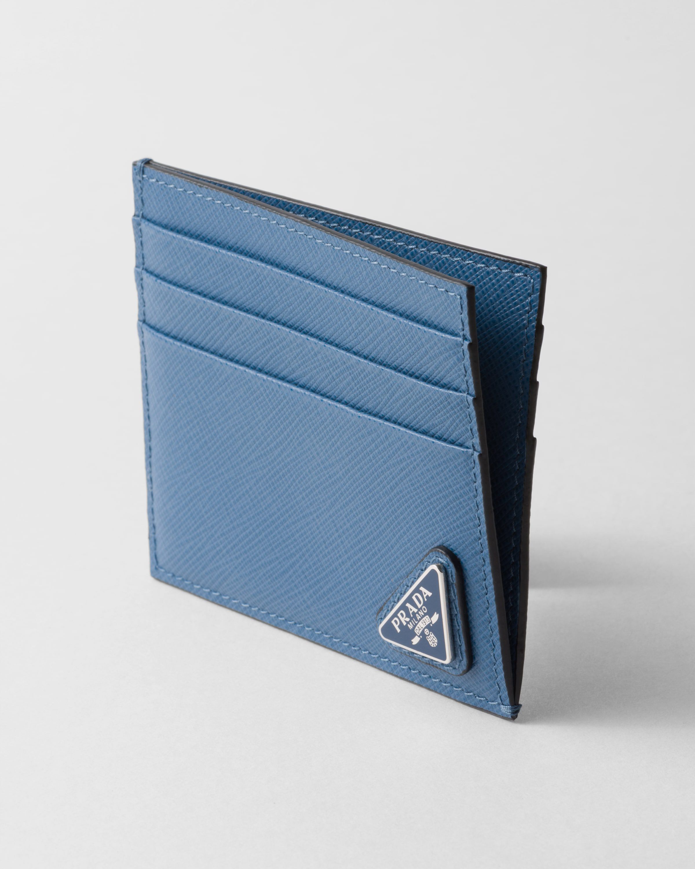 Saffiano leather card holder