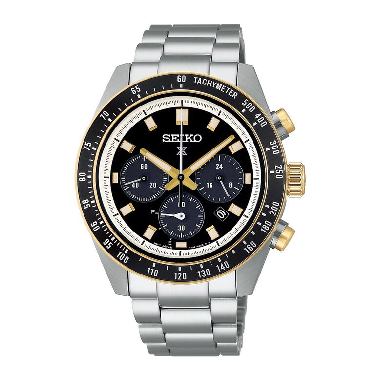 Prospex &#39;Circuit Race&#39; Solar Speedtimer Chronograph 41.5mm Mens Watch Black, , hi-res