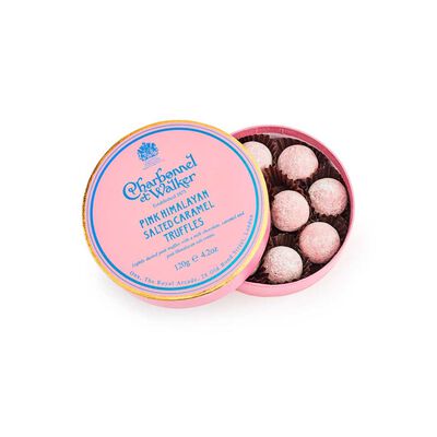 Pink Himalayan Salted Caramel Truffles