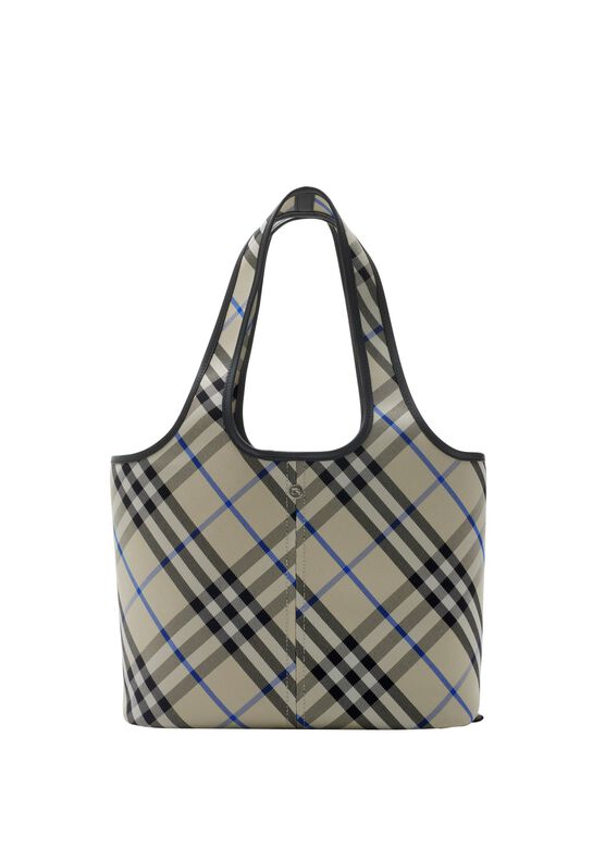 Small Check Tote, , hi-res