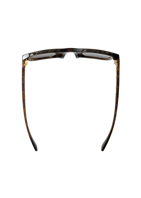 Embossed Check Square Sunglasses, , hi-res