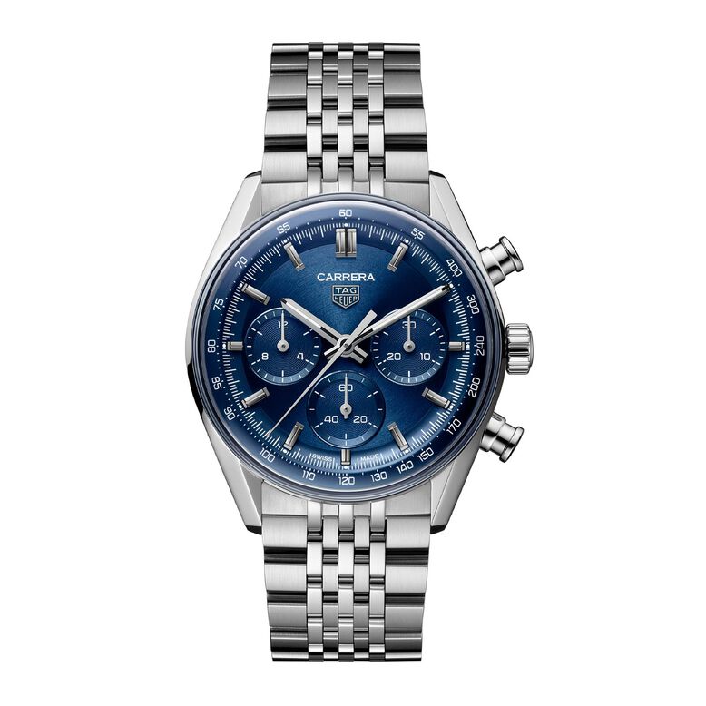 Carrera Chronograph 41mm Mens Watch Blue, , hi-res