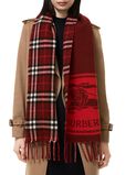 Reversible Knight Stamp Scarf, , hi-res