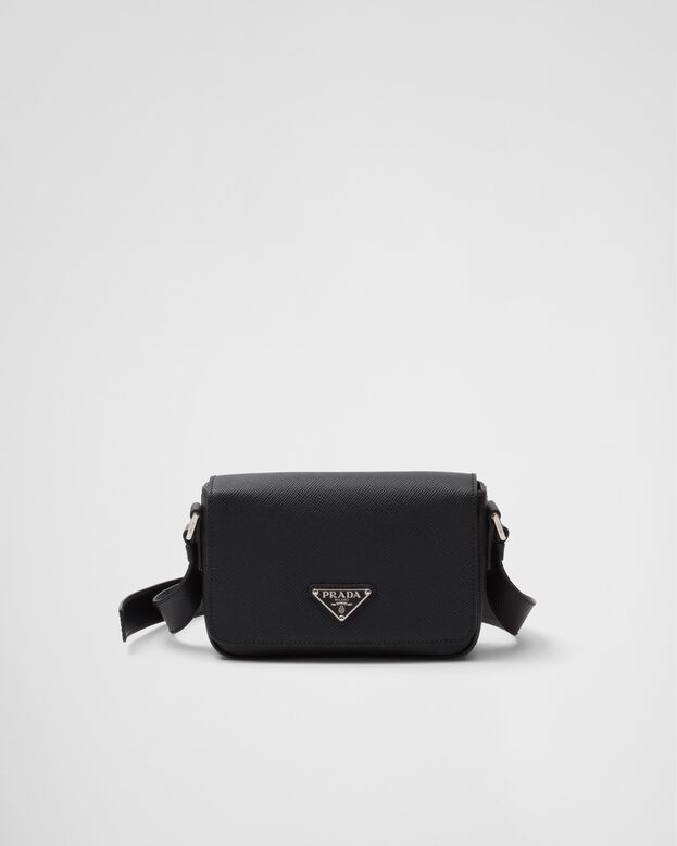 Saffiano leather shoulder bag, , hi-res