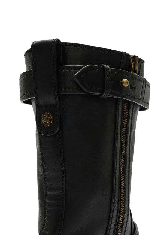 Leather Kent Biker Boots, , hi-res
