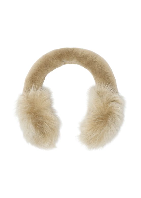 Shearling Earmuffs, , hi-res