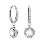 Una Angelic Earrings - White Rhs