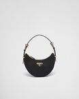 Prada Arqué Re-Nylon and brushed leather mini shoulder bag