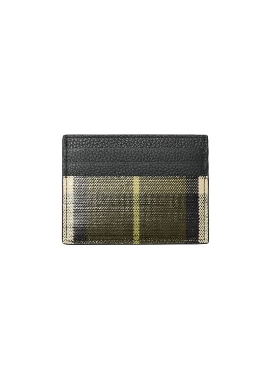 Tall Check Card Case, , hi-res