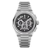 Defy Skyline Chronograph Skeleton 42mm Mens Watch Black Interchangeable Strap, , hi-res
