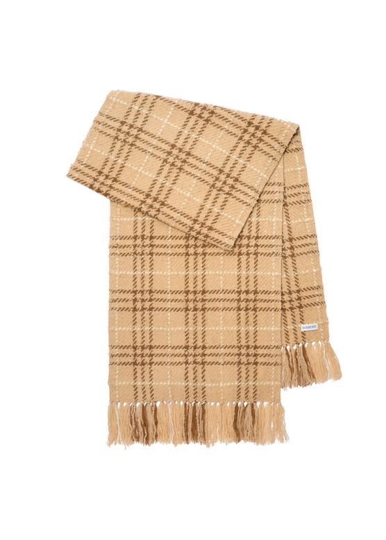 Embellished Check Boucl&eacute; Scarf, , hi-res