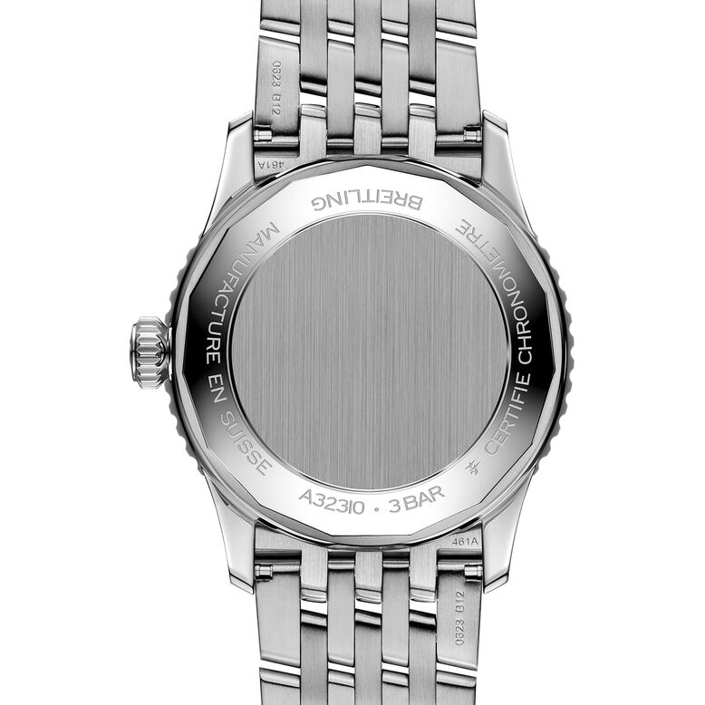 Navitimer Automatic GMT 41mm Mens Watch Silver Stainless Steel, , hi-res