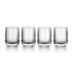 Tiffany Facets Shot Glasses Set of Four, in Crystal Glass