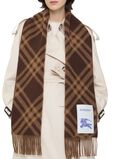 Check Cashmere Scarf, , hi-res