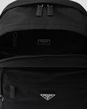 Re-Nylon and Saffiano leather backpack, , hi-res