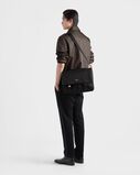 Re-Nylon and Saffiano leather shoulder bag, , hi-res