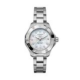 Aquaracer Professional 200 Solargraph 34mm Ladies Watch Mother Of Pearl Diamonds, , hi-res