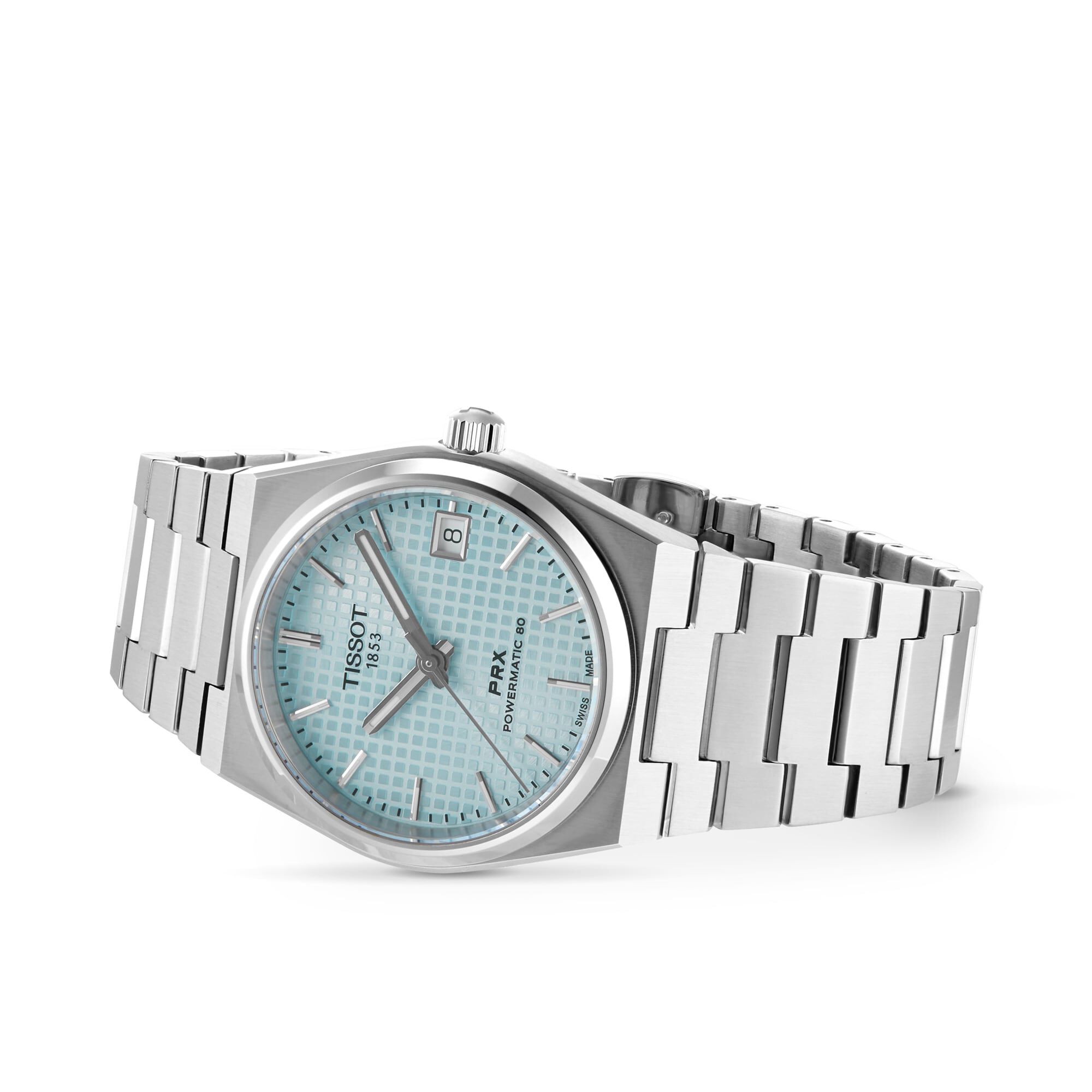 Tissot PRX Powermatic 80 35mm Unisex Watch Ice Blue Fine Watches