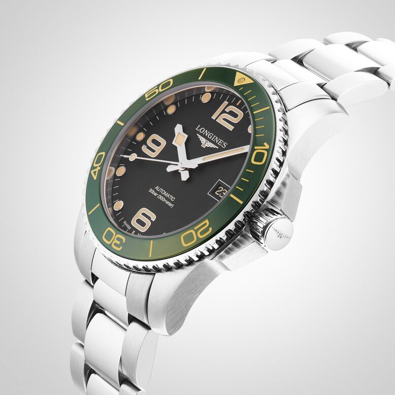 HydroConquest 41mm Mens Watch - Watches of Switzerland Exclusive - Free Additional Strap, , hi-res