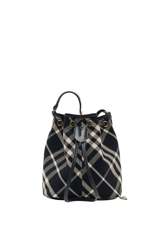 Mini Check Bucket Bag, , hi-res