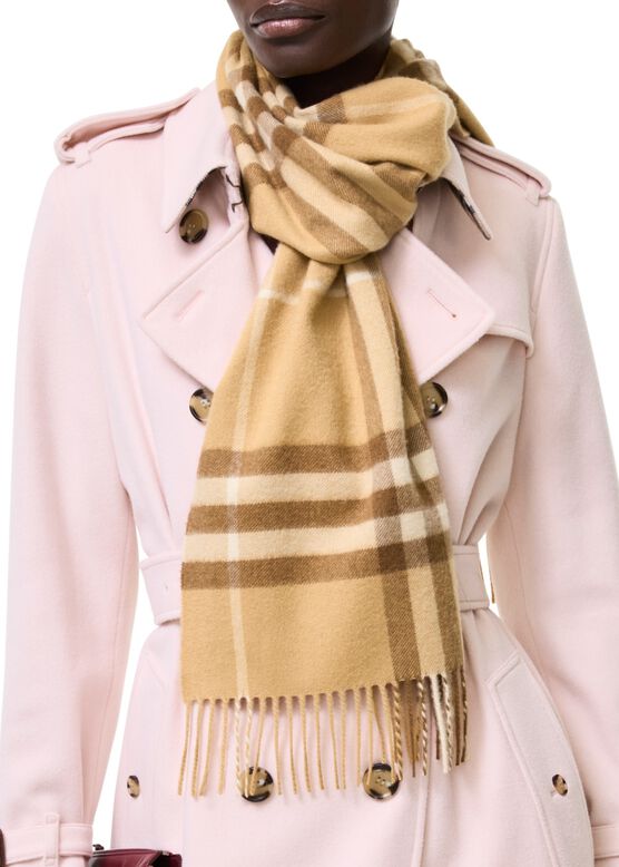Check Cashmere Scarf, , hi-res